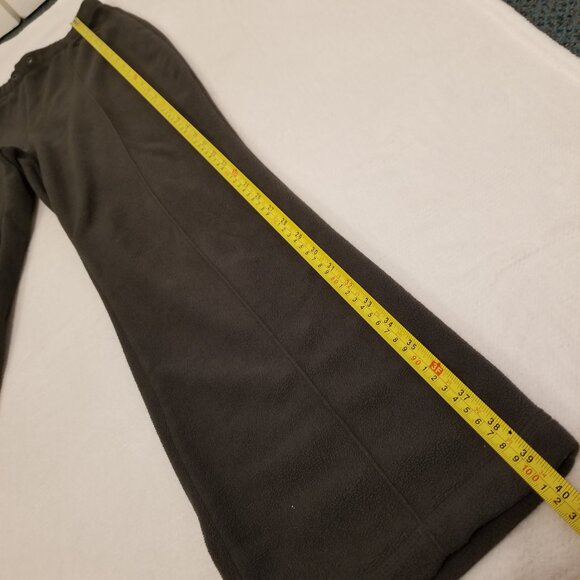 Dark Grey Fleece Sweatpants Track Pants Joggers Warm Small Wide Leg Seg'ments - Picture 11 of 11